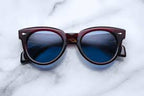 BURGUNDY / SKY / ACETATE